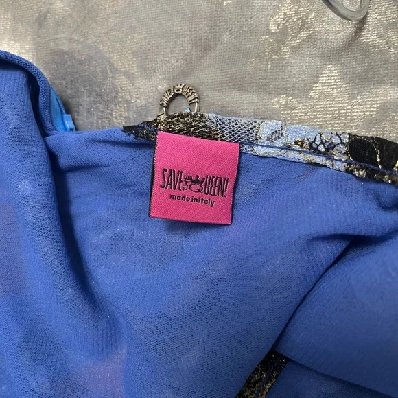 Save The Queen Vibrant Blue Garment - Picture 2 of 6